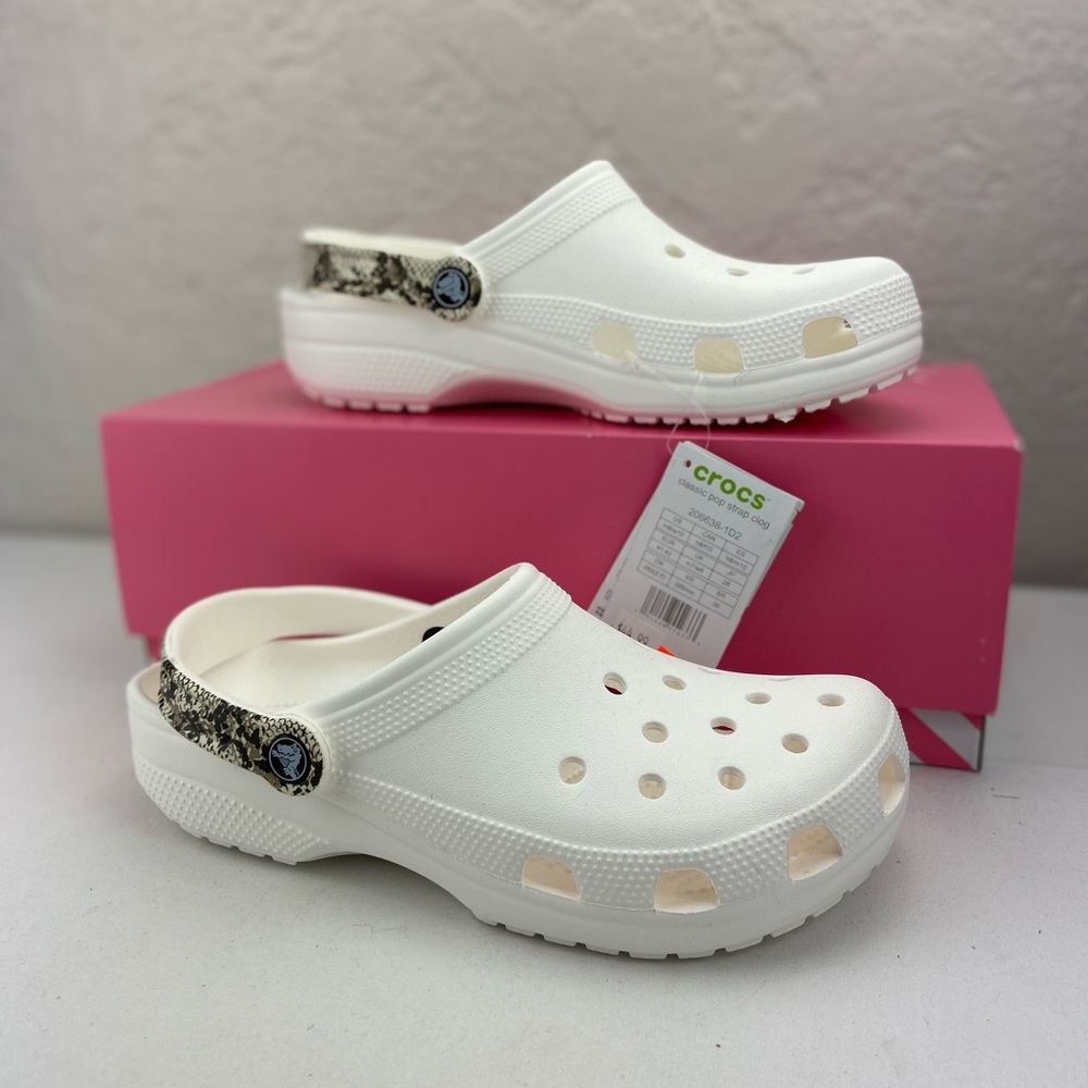 Crocs White Size M8/W10, M6/W8